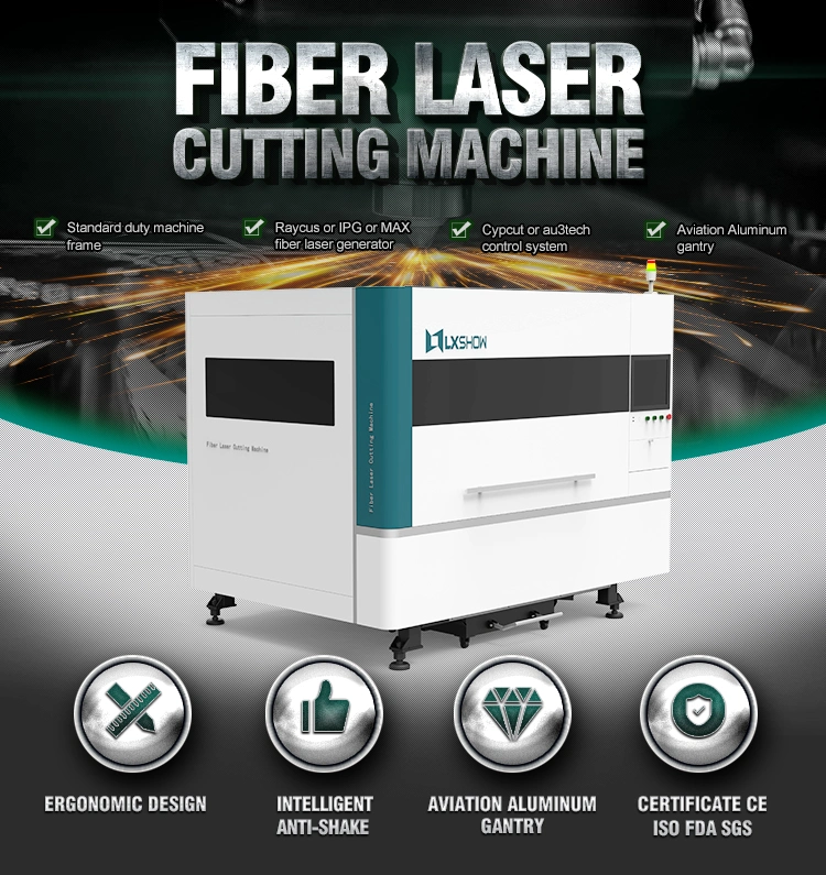 Best Price Ipg Max Laser Source 500W 500watt 1.5kw High Precision Carbon Steel Metal Sheet CNC Fiber Laser Cutting Machine