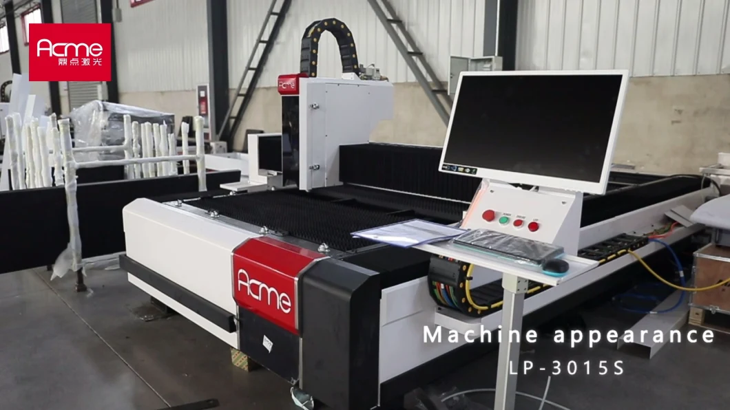 3kw Sheet Metal Copper Carbon Steel Fiber Laser Cutting Machine