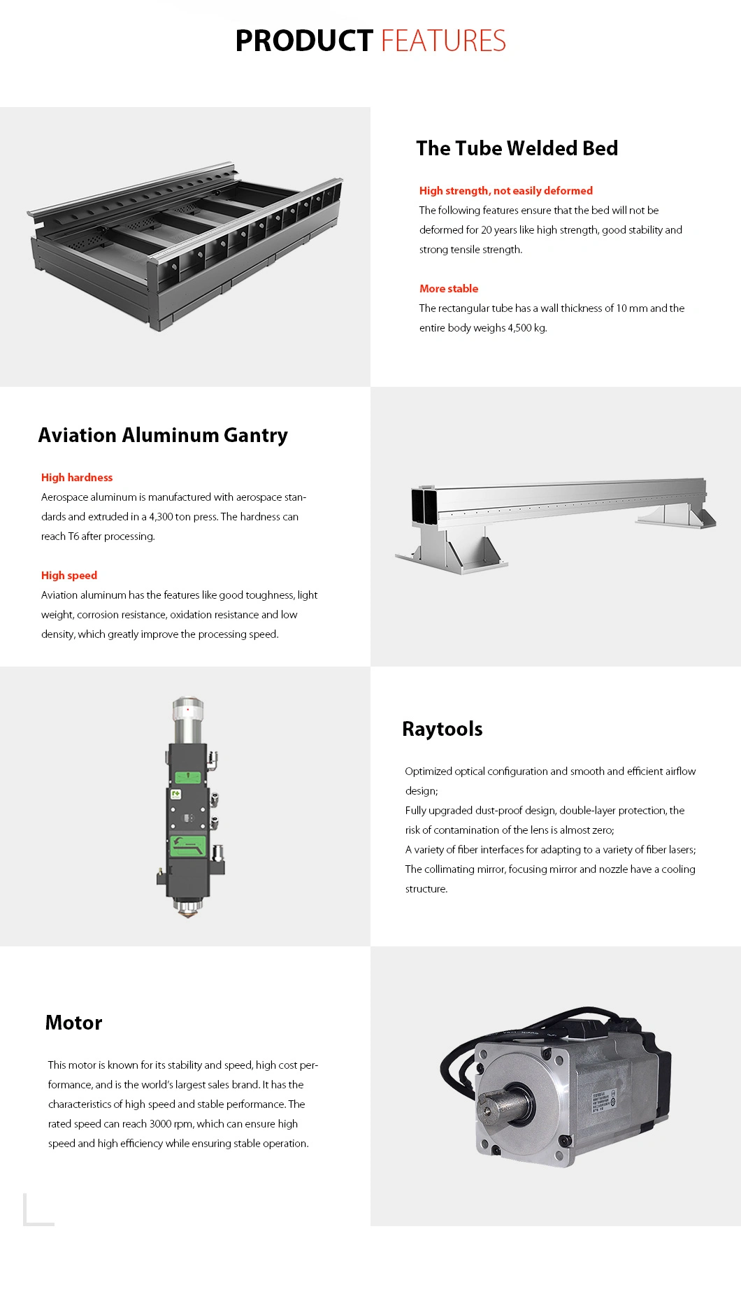 Laser Power 3kw 4kw 6kw 8kw 2000W Fiber Laser Cutting Machine Plate and Tube Integrated Machine for Aluminium Cutting