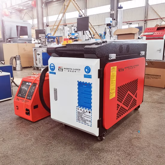 Alta qualità, prezzo più basso, macchina laser a fibra tre in uno, saldatura, taglio, pulizia, 1kw, 1,5kw, 2kw, macchina per macchinari industriali