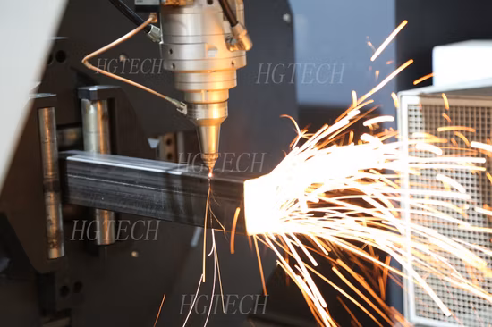 Attrezzatura per macchina da taglio laser CNC con canale angolare per tubo da 3 kW a carico automatico
