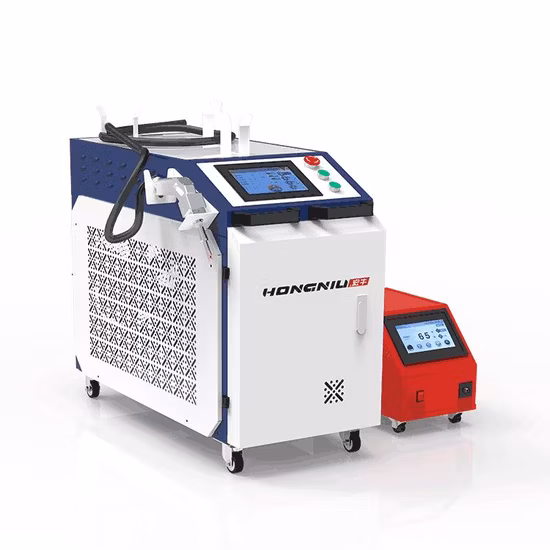 Macchina per la pulizia/taglio laser a fibra portatile da 1000 W 1500 W 2000 W 3000 W per metallo, alluminio, acciaio inossidabile al carbonio