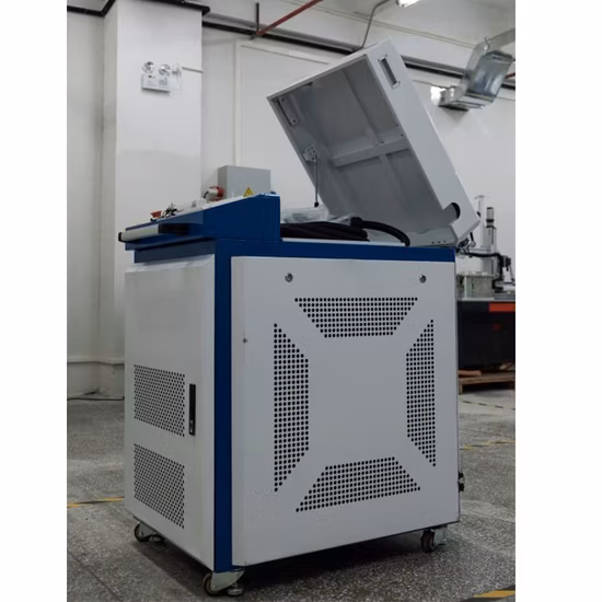 Macchina per la pulizia laser continua da 1kw, 1,5kw, 2kw, macchina per la rimozione della ruggine dei metalli, sistema di pulizia laser