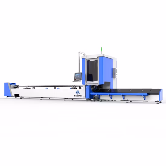 Macchina da taglio laser a fibra per tubi metallici CNC da 1000 W 2000 W 3000 W a caricamento automatico 6 m 9 m 12 m