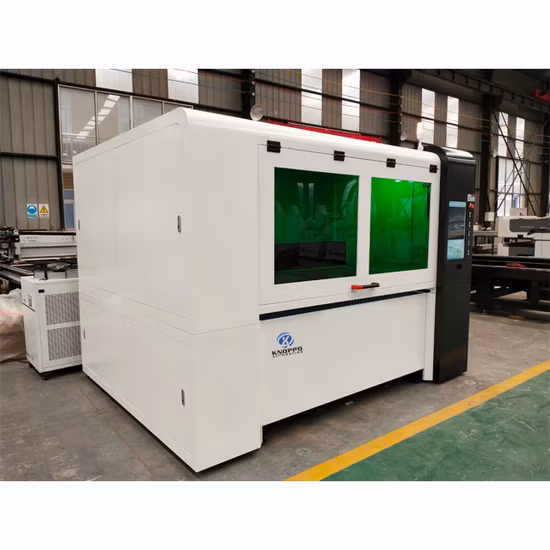 Taglio lamiera per macchina da taglio laser in fibra CNC a copertura totale da 3000 W 4000 W in vendita