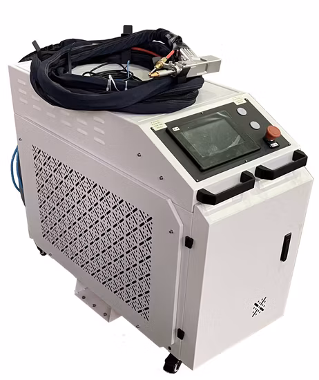 Saldatrice portatile per taglio/pulizia laser a fibra 3 in 1 1000W 1500W 2000W 3000W per acciaio al carbonio, acciaio inossidabile, alluminio, ottone, metallo, ferro, saldatura
