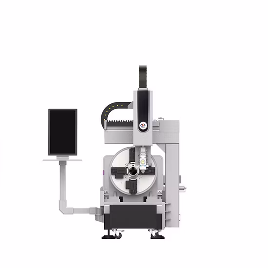 Attrezzatura laser CNC Macchina da taglio laser a fibra per tubi in acciaio inossidabile ultraveloce per tubi piccoli da 10 mm a 6 mm