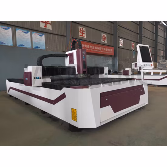 Tagliatrice laser a fibra per lamiera metallica 2kw 3kw 4kw 6kw Macchina per taglio laser a fibra