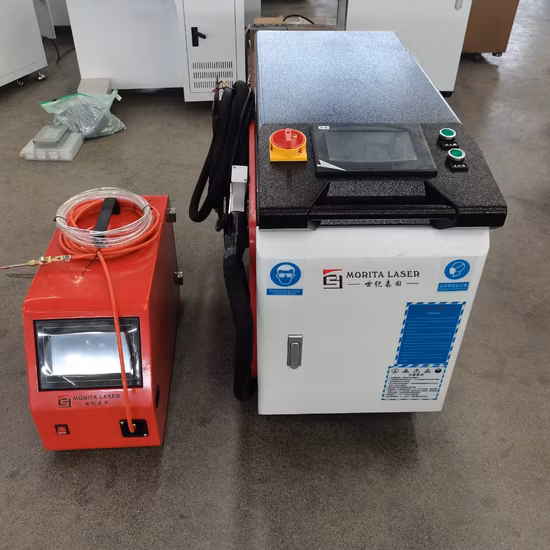 Alta qualità, prezzo più basso, macchina laser a fibra tre in uno, saldatura, taglio, pulizia, 1kw, 1,5kw, 2kw, macchina per macchinari industriali